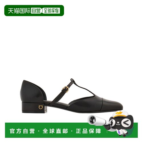 Salvatore Ferragamo T 字形芭蕾舞鞋单鞋 01J153 【付后1h可退】