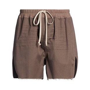 瑞克 舒 1h可退 owens 短裤 brown棕色 男士 香港直邮rick 欧文斯