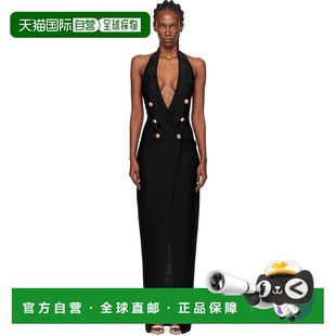 黑色 Halter Neck 香港直邮Balmain 连衣裙 女士 Knit FF1 巴尔曼