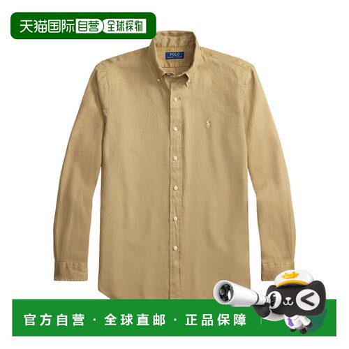 1h可退 香港直邮ralph lauren 拉尔夫劳伦 男士 浅褐色衬衫 71096