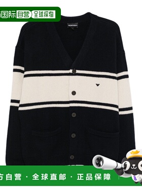 香港直邮Emporio Armani V领长袖开衫 阿玛尼EM002310AF19440