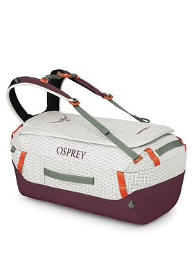 自营欧洲直邮OSPREY Transporter™ Duffel男士白色尼龙旅行包