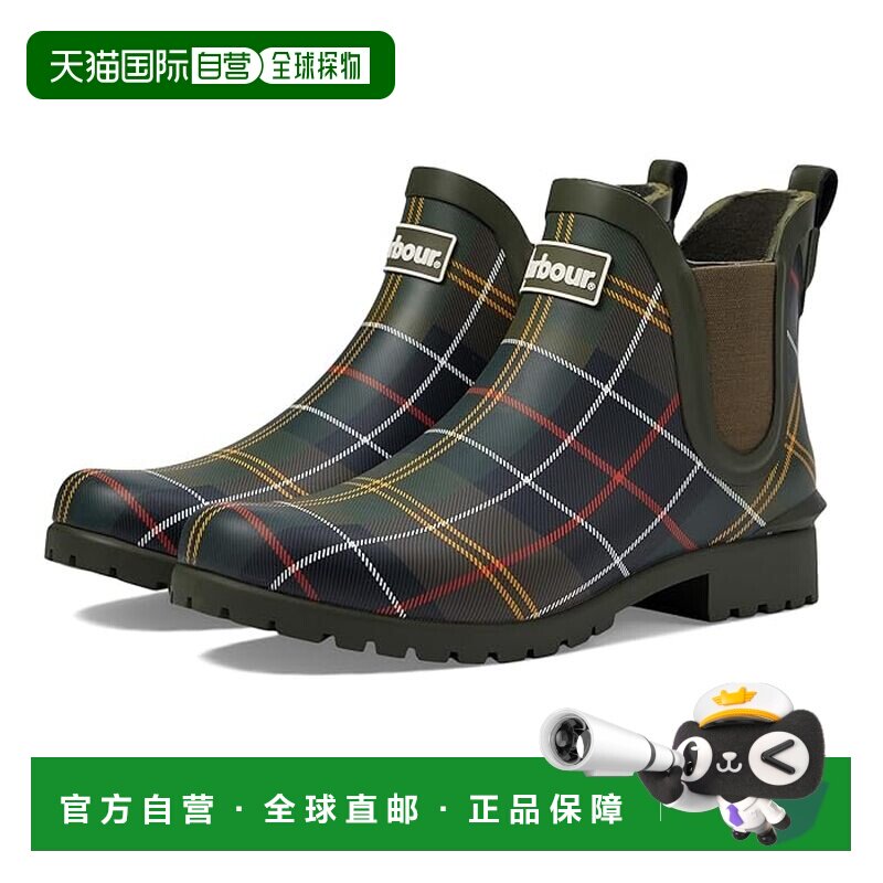 1h可退 美国直邮barbour 巴伯尔 女士 Wilton Chelsea Welly 切尔