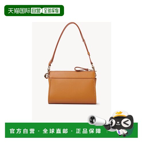 香港直邮Chloe 徽标拉链单肩包 C22WS443I90蔻依