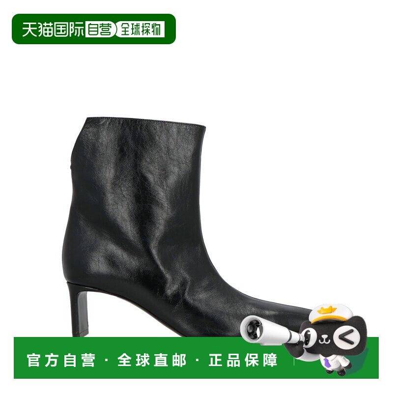 1h可退 香港直邮KHAITE 女士 脚踝靴 black黑色 舒适时尚短靴女靴