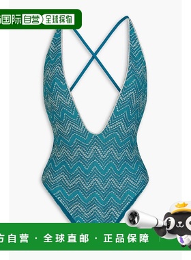 香港直邮MISSONI 米索尼 女士 金属感钩花泳衣 MC22SP03BR00ZXONE