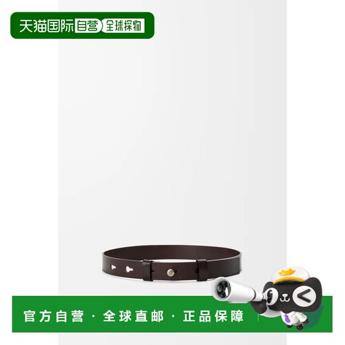 自营欧洲直邮Loewe罗意威 Pebble男士深栗棕光滑【付后1h可退】