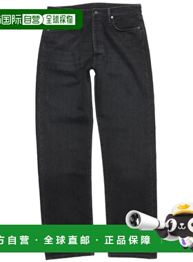 1h可退 香港直邮ACNE STUDIOS 男士牛仔裤 B00399900 SS2025 黑色