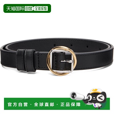 1h可退 香港直邮Jacquemus 女士 黑色 The thin Salon 腰带 25HBE