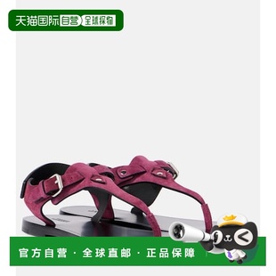 香港直邮Isabel Marant 伊莎贝尔 玛兰 女士 Akel 皮质人字拖女鞋