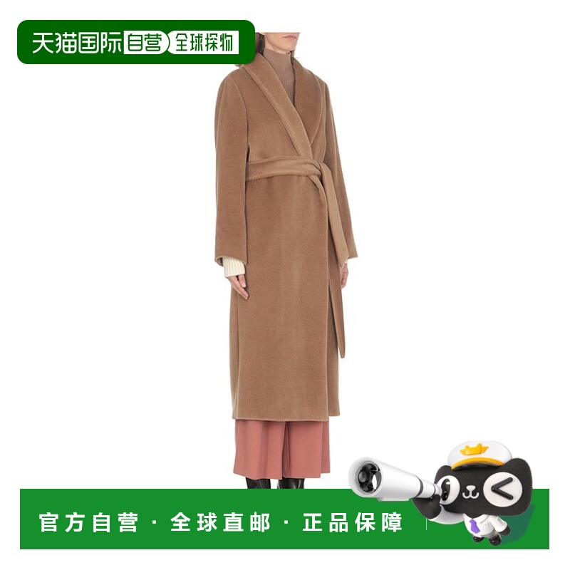 【99新未使用】香港直邮Max Mara 长袖翻领大衣 6016063906
