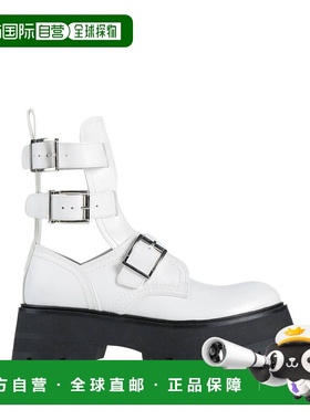 香港直邮mcqueen 亚历山大 麦昆 女士 脚踝靴 white白色 舒适时尚