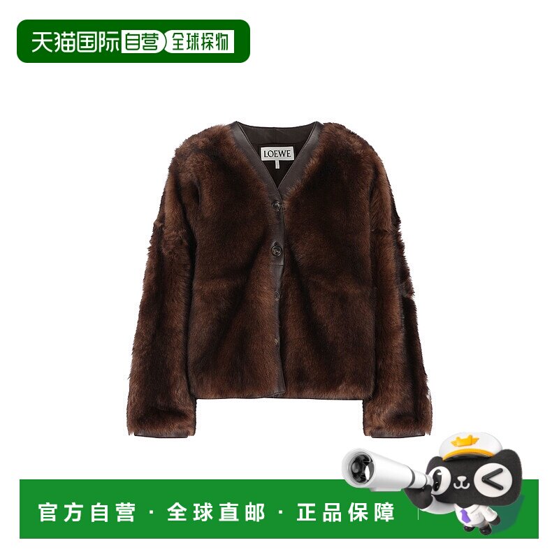 香港直邮1h可退 LOEWE 罗意威 女士 毛羊皮夹克 S540Y2SL14外套