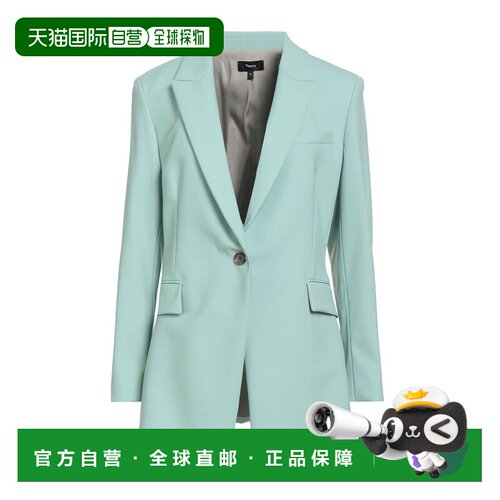 香港直邮THEORY 希尔瑞 女士 西装外套 green绿色 舒适时尚
