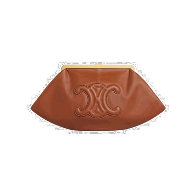 香港直邮Celine TRIOMPHE光滑羊皮革手拿包 199213ED9.