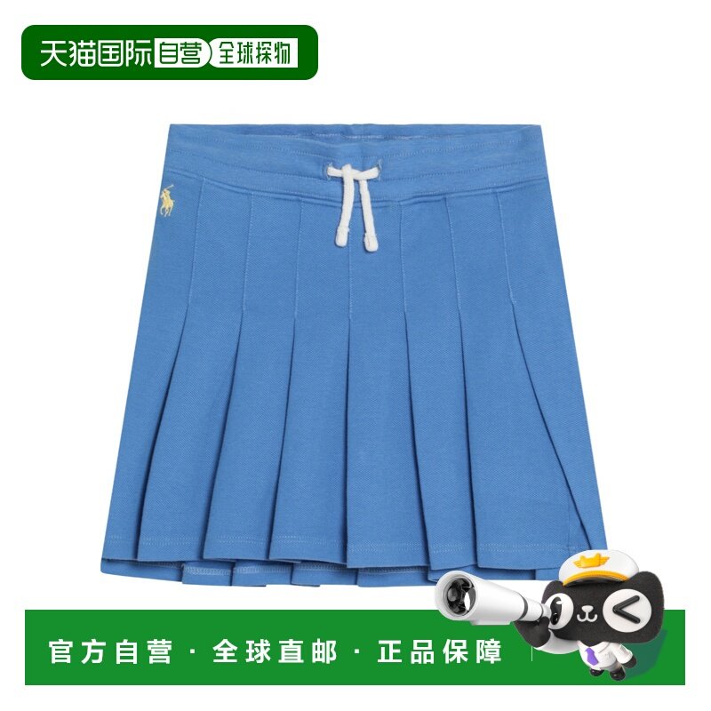 1h可退 香港直邮Polo Ralph Lauren 褶皱迷你裙 312966519,童装/婴儿装/亲子装,连衣裙,淘宝优惠券,粉丝福利购,淘宝优惠卷