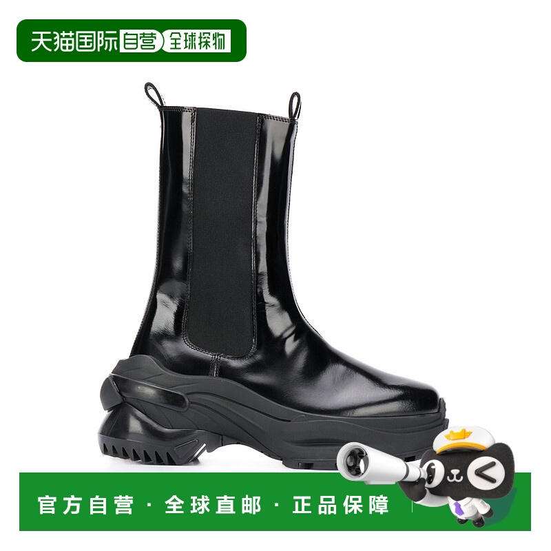 香港直邮Maison Margiela 黑色拼接厚底鞋靴子 S39WU0200PS679