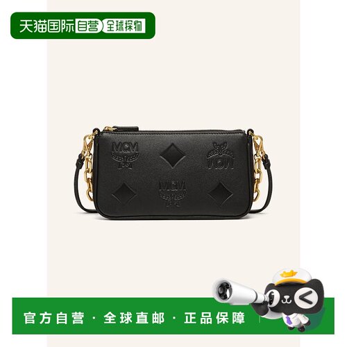 香港直邮MCM 女士斜挎包 100167635213000 CO 黑色 AREN MAXI cro