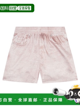 香港直邮Diesel 迪赛 女士 徽标短裤 A084320PEAP