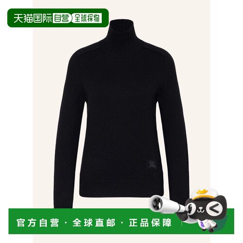 香港直邮BURBERRY 女士针织衫 100340538413000 CO 黑色 CHRISTIN