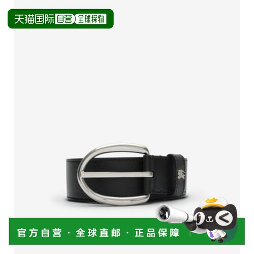 欧洲直邮BURBERRY(巴宝莉) Ceinture en cuir à boucle ovale