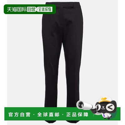 香港直邮MaxMara 麦斯玛拉 女士 Okra 中腰棉质喇叭长裤休闲裤