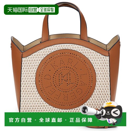 欧洲直邮Karl Lagerfeld卡尔拉格斐包女单肩背带斜挎包米色K/CIRC