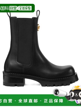 香港直邮Versace 圆头短筒靴 10120401A02254范思哲女靴切尔西靴