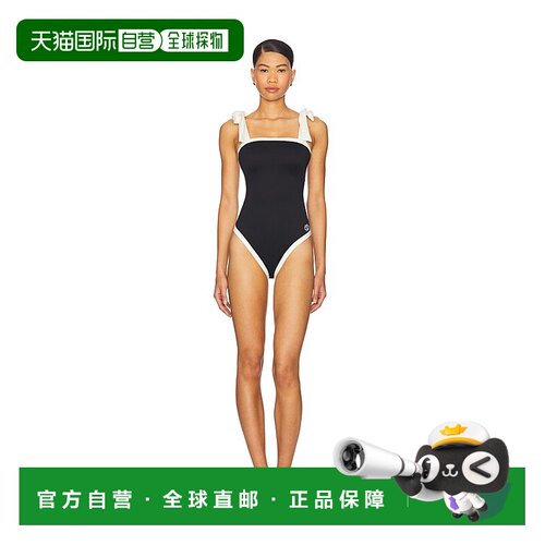 香港直邮Simkhai 女士 Piper 蝴蝶结领结吊带连身泳衣 3259050SW