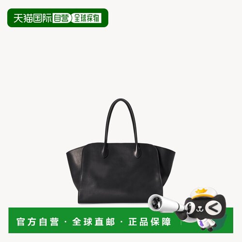 自营欧洲直邮THE ROW MARLO 14女士皮革托特包手提包单肩包黑色