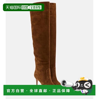香港直邮Gianvito Rossi 吉安维托 罗西 女士 Hansen 绒面革及膝