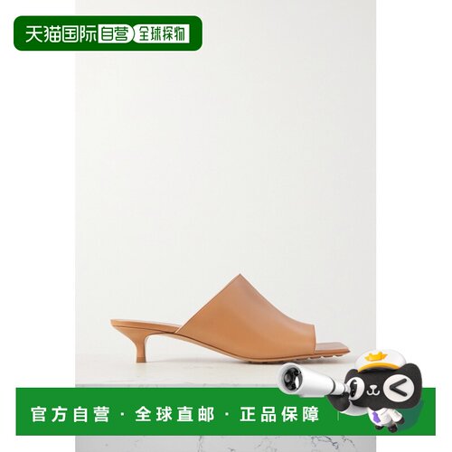 香港直邮Bottega Veneta 葆蝶家 女士 黄褐色 Stretch 穆勒鞋 690