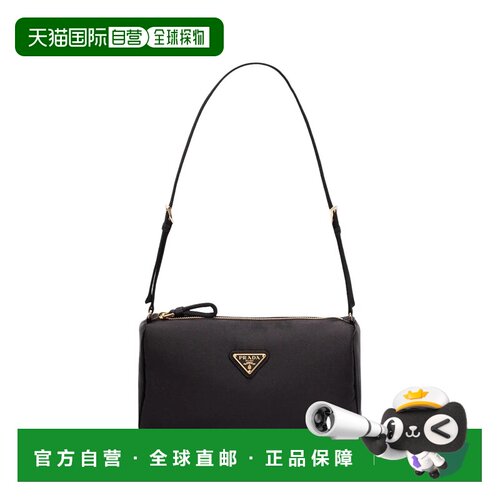 1h可退 香港直邮PRADA 女士单肩包 1NE064AC4F0002 CO 黑色 三角