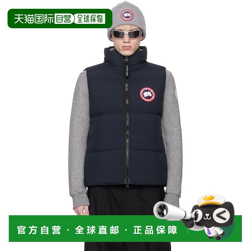 香港直邮Canada Goose 加拿大鹅 男士 海军蓝 Lawrence 羽绒马甲