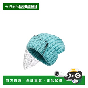 香港直邮Fendi FXQ851AYL1针织羊毛 大号翻边毛线帽