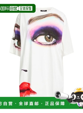 1h可退 香港直邮Balmain 巴尔曼 女士 Oversize-t-shirt T恤