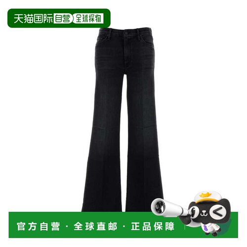 香港直邮MOTHER 女士休闲裤 10415965ENT AW2026 黑色 腰带环牛仔
