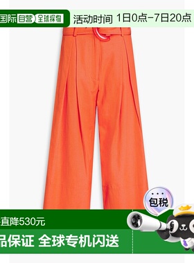 1h可退 香港直邮FARM RIO 女士 束带莱赛尔纤维棉混纺阔腿裤 3126