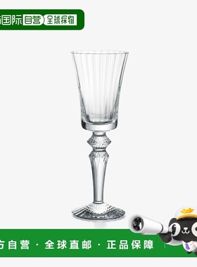 欧洲直邮Baccarat巴卡拉 Mille Nuits透明水晶六角形底座红酒杯