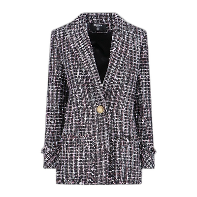 香港直邮Balmain 长袖休闲夹克外套 女装DF1SE096XJ24