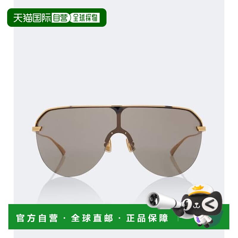 1h可退香港直邮Bottega Veneta 葆蝶家 女士 缎带飞行员太阳眼镜