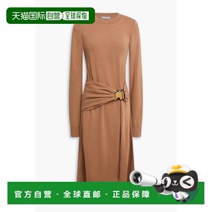 香港直邮J.W. Anderson 女士 搭扣羊毛中长连衣裙 KW0816YN020013