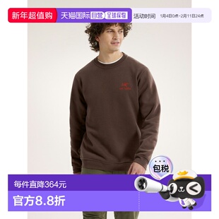 欧洲直邮Arc'teryx始祖鸟 EMBLEM抓绒圆领套头衫 男装户外
