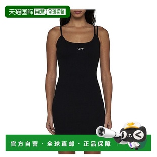 连衣裙 logo标识吊带式 OWDB304C99JER002 White 香港直邮Off