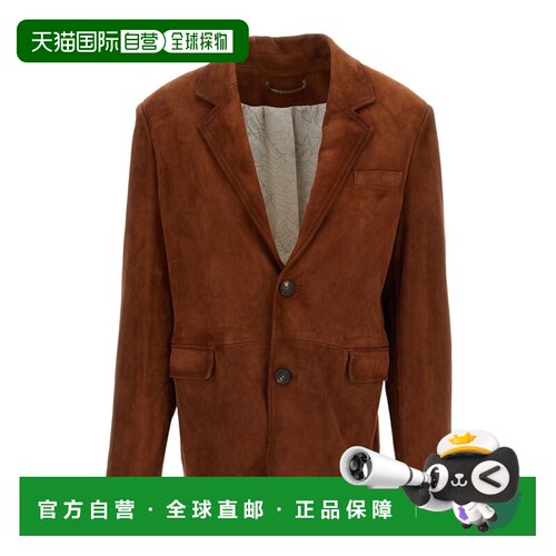 Golden Goose Deluxe Brand 长袖皮夹克 GMP02785【付后1h可退】