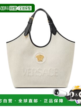 香港直邮Versace La Medusa帆布手提袋 10222101A03494托特包
