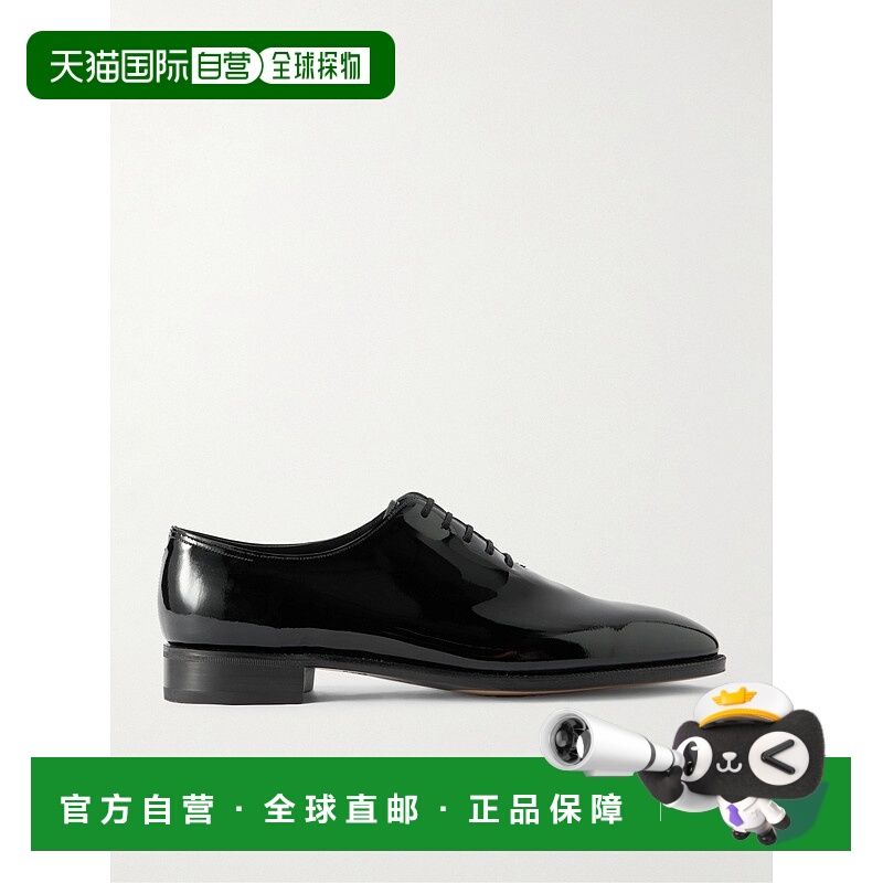 1h可退 John Lobb 男士 Marldon Whole-Cut 漆皮牛津鞋 5