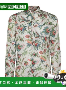 1h可退 香港直邮Etro 艾特罗 男士 花卉薄紗襯衫 MRIB002599SA5P8