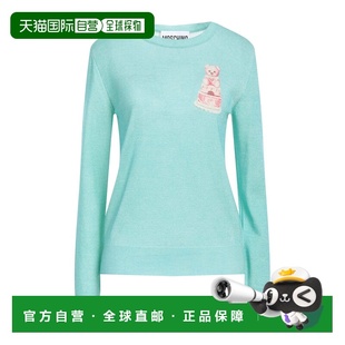 1h可退 香港直邮Moschino 莫斯奇诺 女士 毛衣 green绿色 舒适时