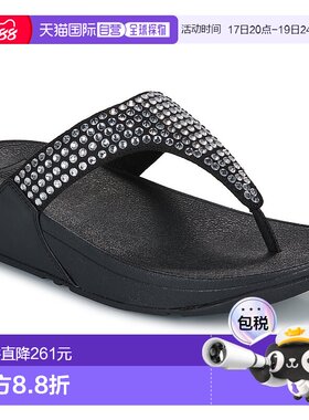 欧洲直邮FITFLOP  女鞋 秋冬2025 人字拖 LULU MAXI CRYSTAL凉鞋